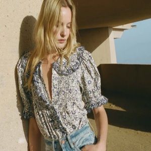 Doen Quincy Top in Jessamine Calico